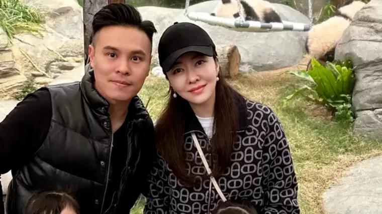 熊黛林6岁双胞胎颜值差异明显，一个随爸憨态可掬，一个像妈美到犯规！