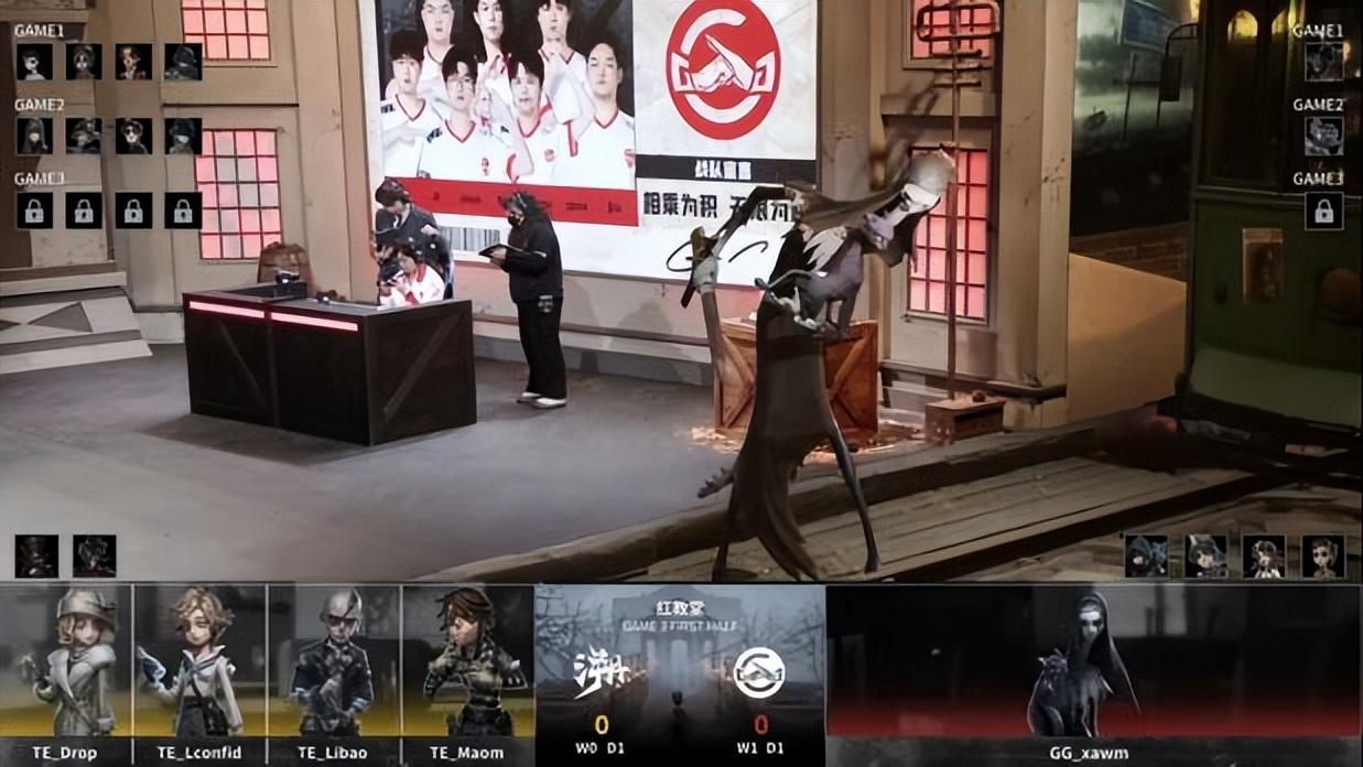 第五人格IVL：成都GG_xawm“使徒”天神下凡拿下四抓，锁定胜局！
