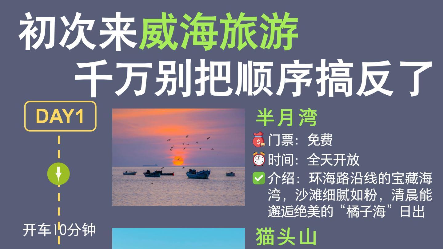 04女大的威海旅游 | 3天不绕路攻略