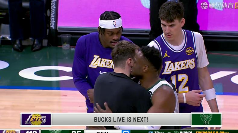 24分大胜！布朗尼悄然成为首发，赛后字母哥哥走过来，抱住东契奇