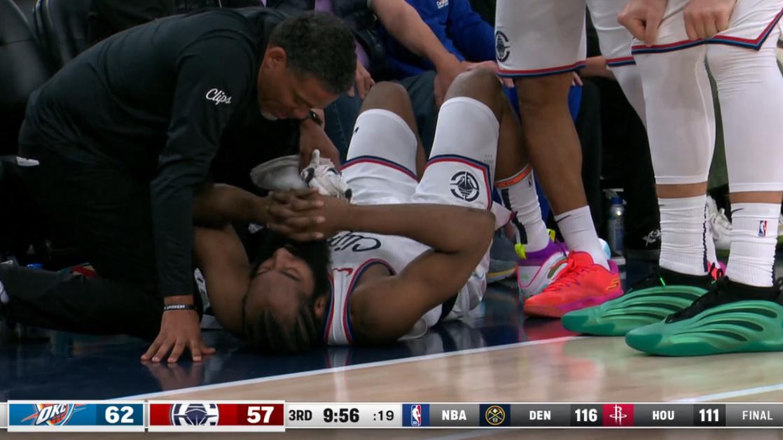 鲍尔默怒了！哈登痛到无法走路恐缺席常规赛，雷霆恶汉再伤快船