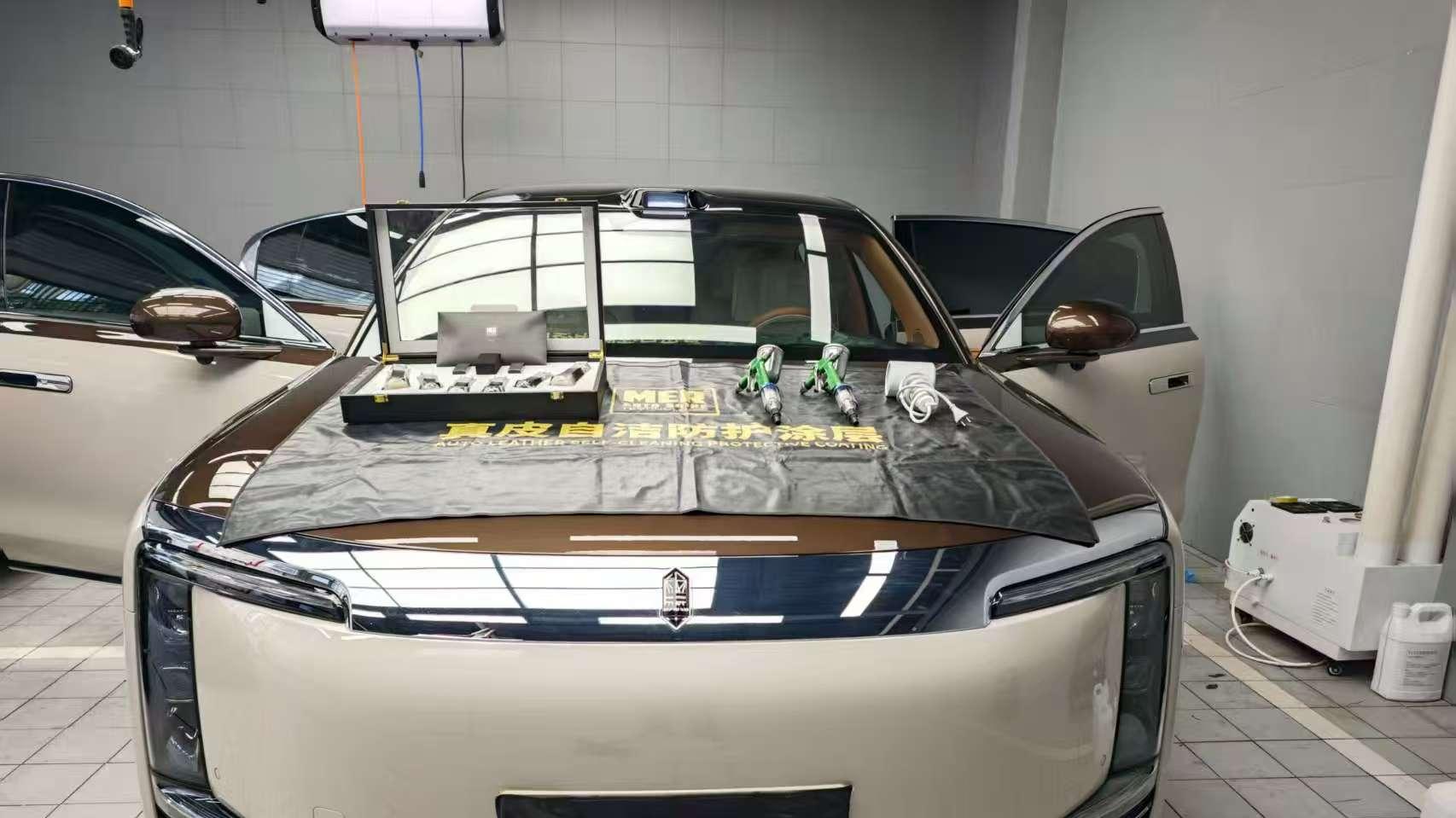 十台尊界S800，九台做MER真皮自洁涂层