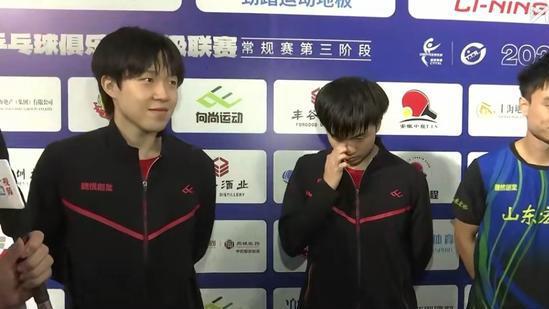 破案了！王楚钦2-3不敌徐瑛彬，赛后采访，说出了原因