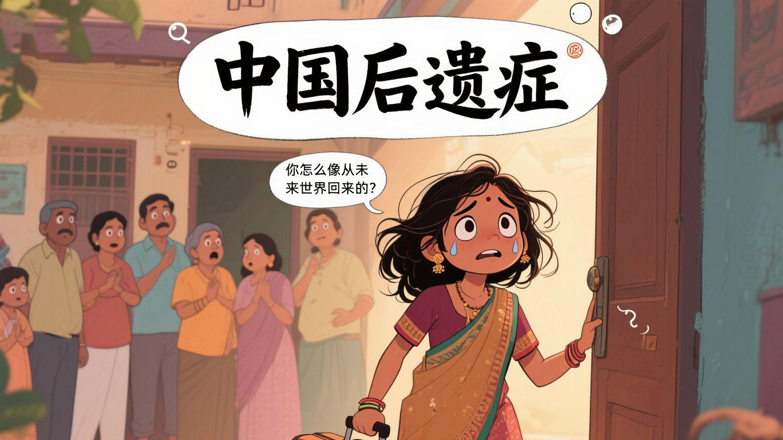 印度姑娘回国后水土不服：中国的生活太方便让她不想回家
