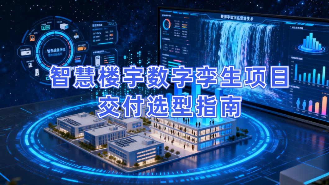 智慧楼宇数字孪生项目交付选型指南：选型对、交付稳、成本低，解锁智能运营新价值