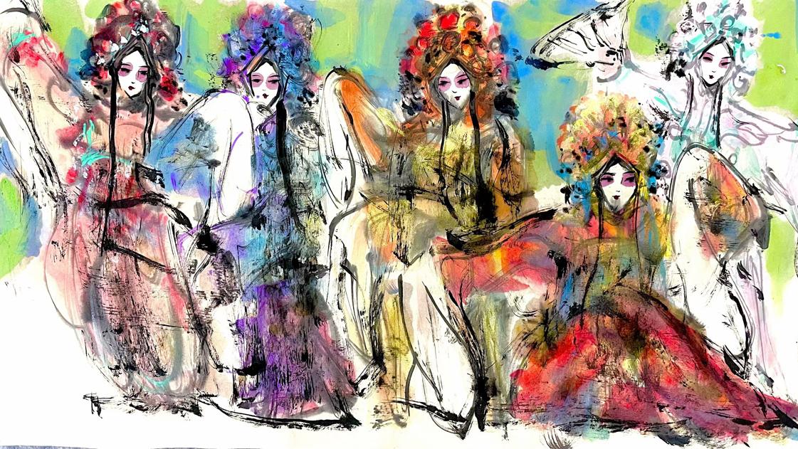 画作赏析丨墨韵禅心，画境流年——许若文先生写意作品赏析