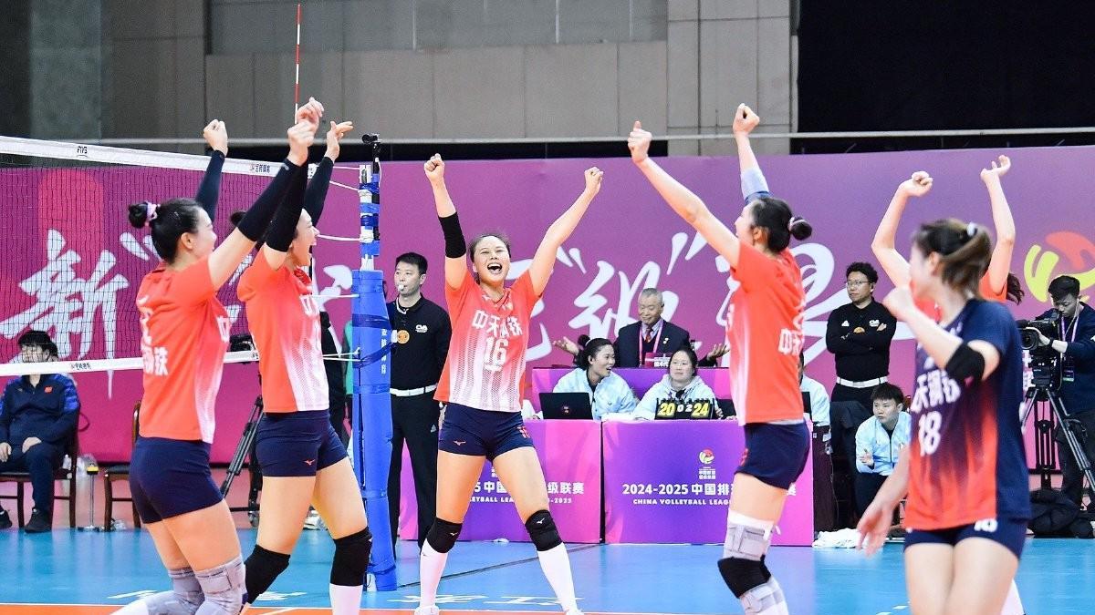 全运会资格赛前三轮：江苏女排3连胜无悬念 天津女排会不会3连败？