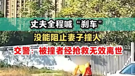 陕西悲剧升级：丈夫全程喊刹车妻子仍撞人 被撞者不幸离世引发深