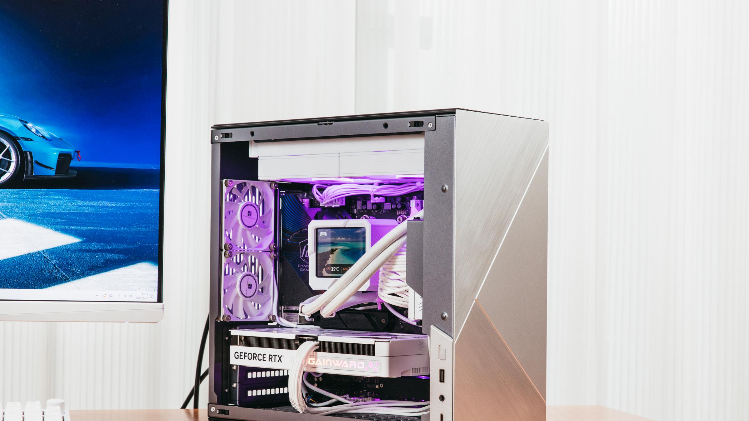 紧凑全铝质感主机，abee M19 PLUS+耕升5060TI踏雪装机分享