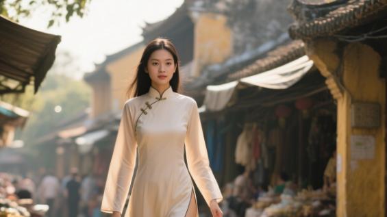 越南奥黛：开叉到腰的风情，她们真的不冷吗？