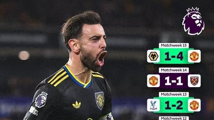 阿莫林帮助曼联摘掉网红帽子 近9轮英超仅1负 积分追平欧冠区