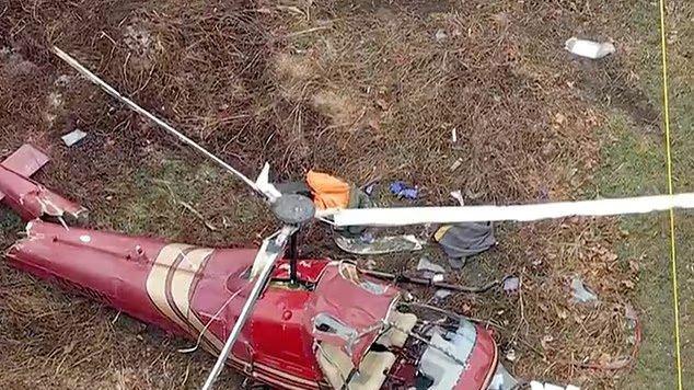 新泽西惊魂一刻：两直升机万米高空相撞坠毁，飞行员一死一重伤，现场黑烟遮天！