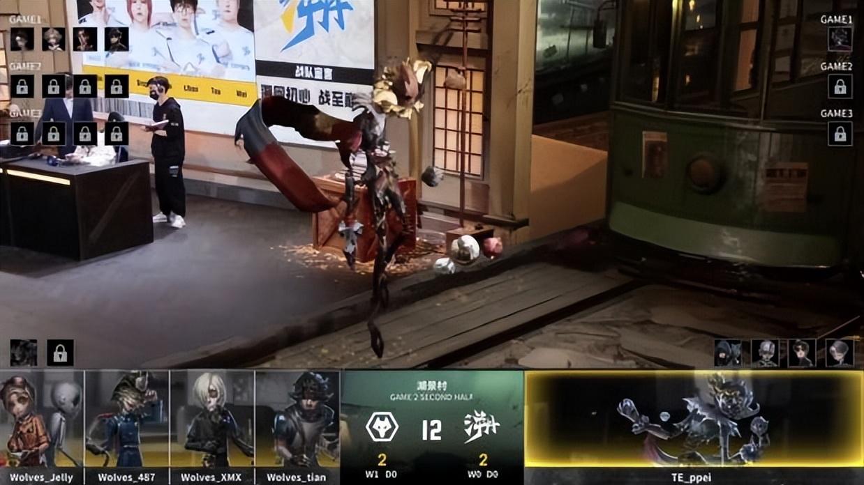 第五人格IVL：成都Wolves_ChoAi小丑全场游龙，斩获四抓锁定胜局！
