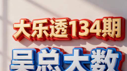 [叫我吴总]大乐透第25134期实战探究前区三胆，最新心得