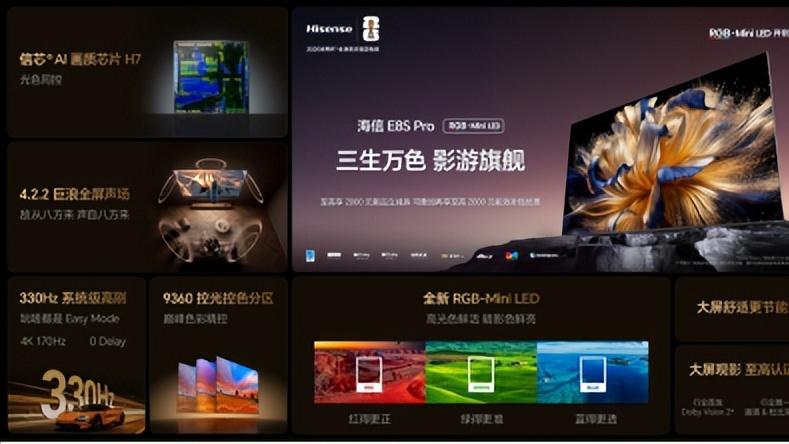海信RGB-Mini LED双旗舰电视发布，首发售价15999元起