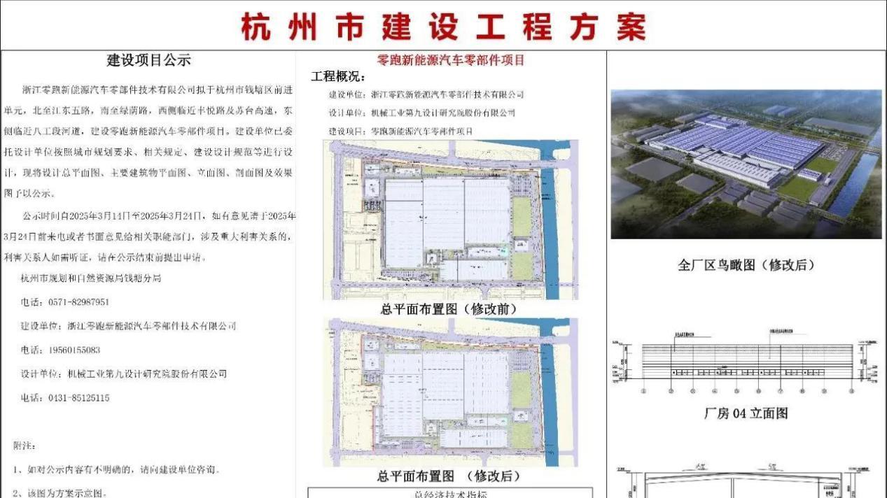 重磅！120万方！零跑汽车爆发，杭州超级工厂再扩容