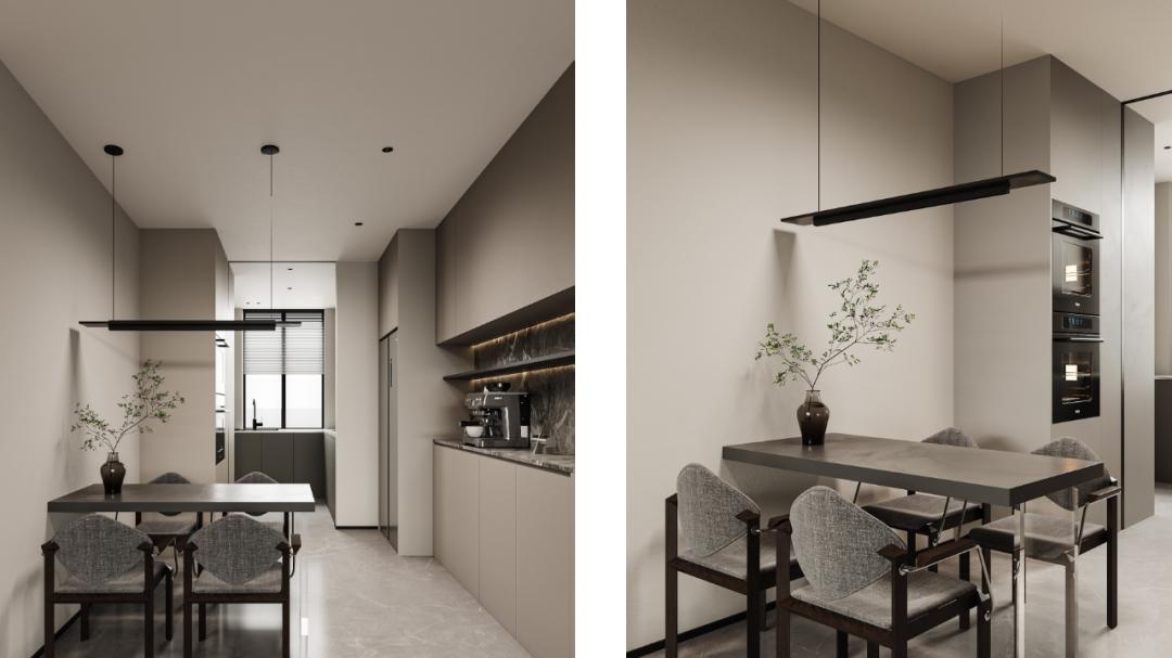 设计作品丨豪布斯卡现代风家装：140㎡里的设计典范