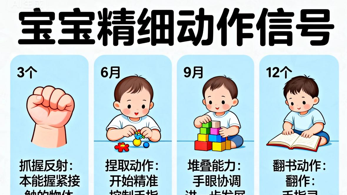 千万别错过4-6月龄宝宝这些关键信号！