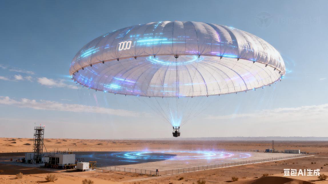 中国能建放出5000平米“擎天巨伞”，解锁万米高空“蓝色油田”！