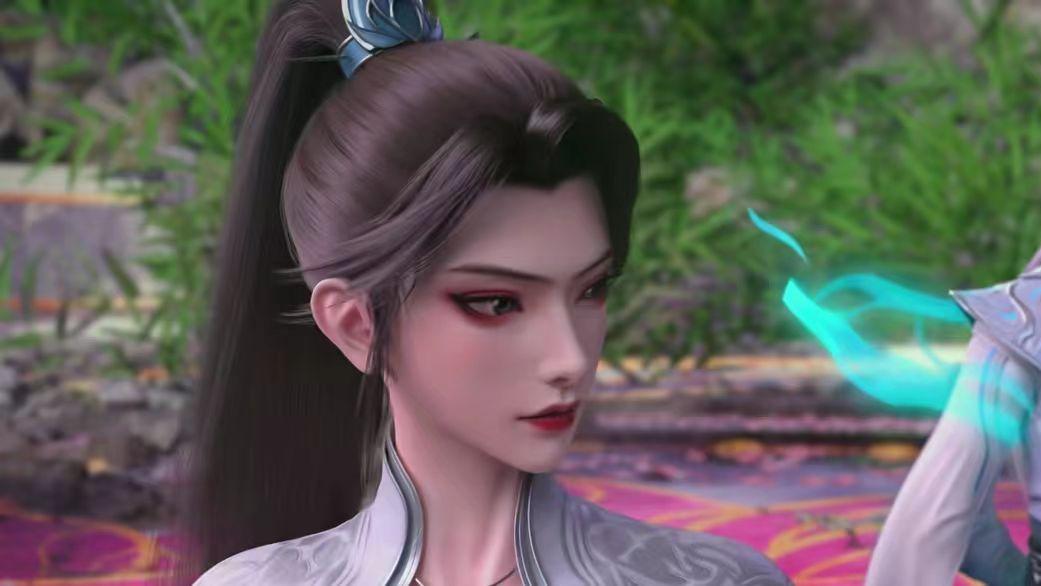 青仙子因一事生气，药老又道歉又许下一承诺，青仙子明显心动了