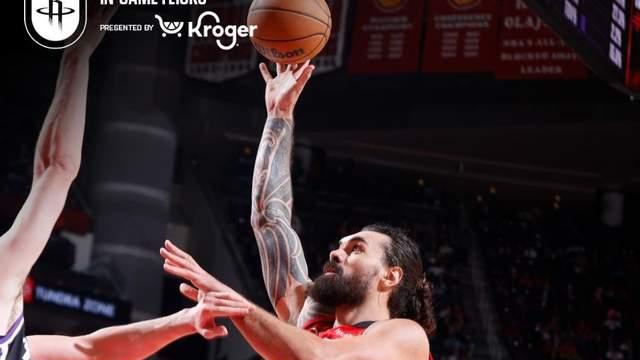 大胜国王！阿门20+12+7，杜兰特24+8，亚当斯11+8，火箭太需要你