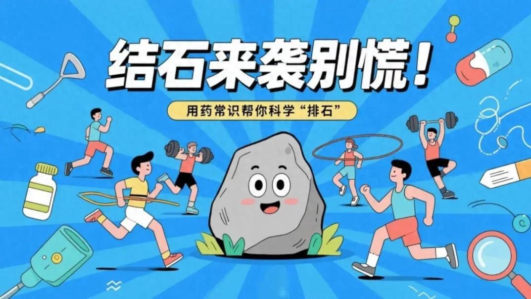 结石来袭别慌！用药常识帮你科学“排石”“溶石”