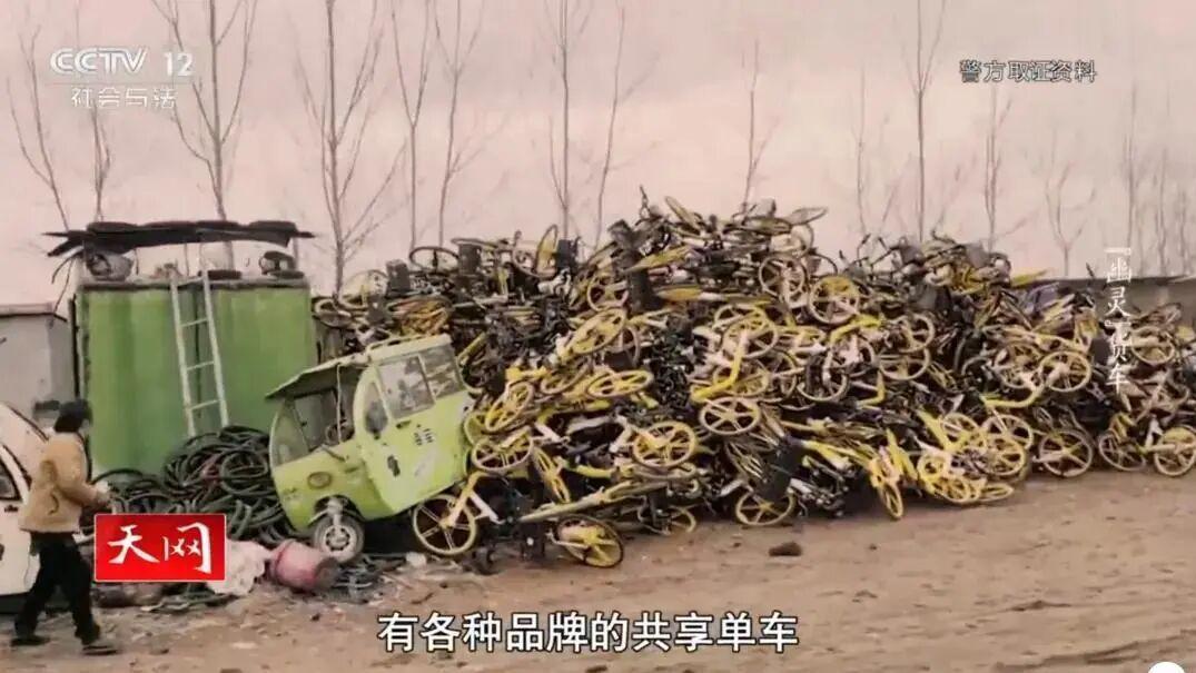 男子偷上万辆共享单车 每辆卖105元