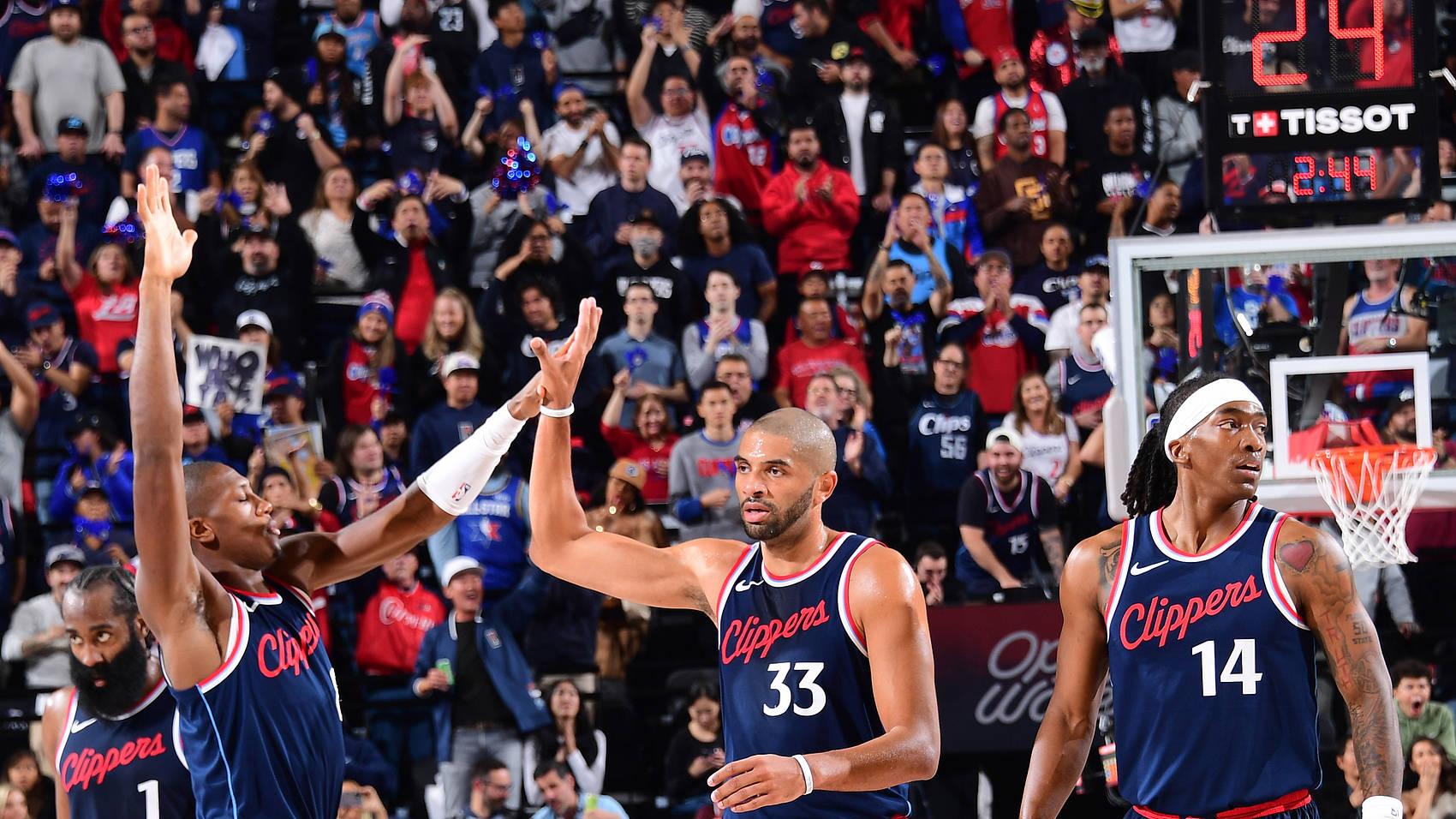 快船112-104勇士：哈登准三双撕裂勇士，库里伤退埋阴霾