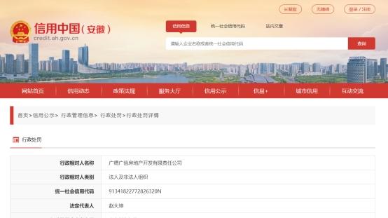 非法占地建设售楼部！安徽一房地产企业被罚超20万