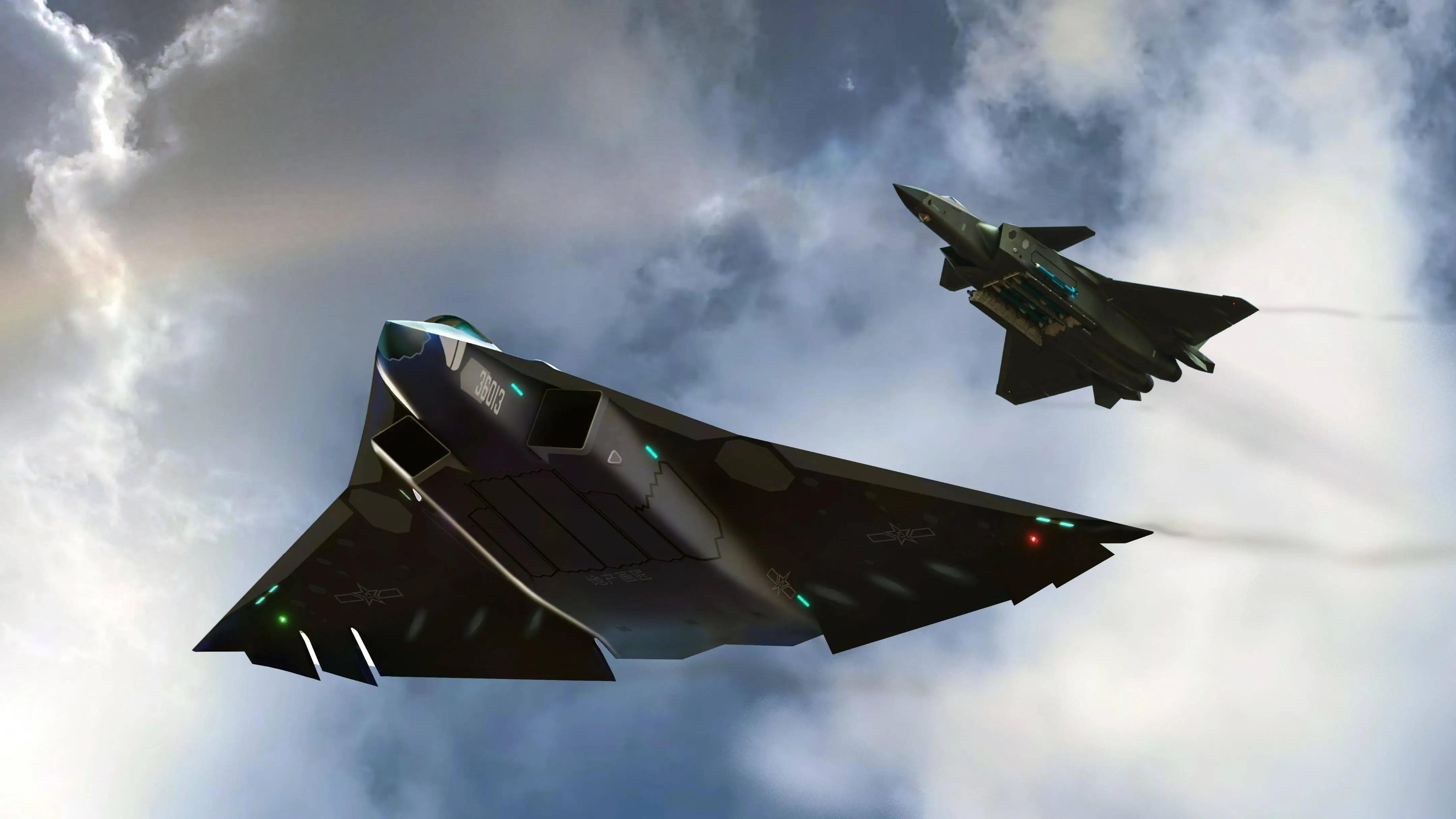 歼-36重大突破！搭载霹雳-21导弹，4000公里内“斩杀任何敌机”