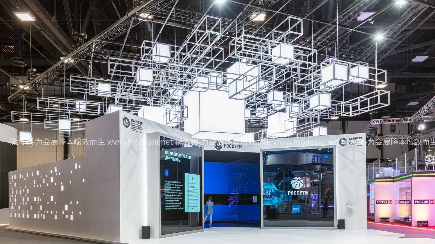 展台3d模型为什么会出现网状结构问题？---模大狮模型网