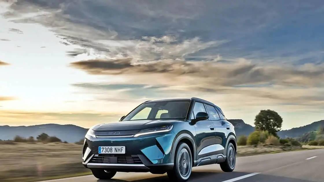 欧洲正式首发/综合续航1000公里 比亚迪元UP DM-i官图发布