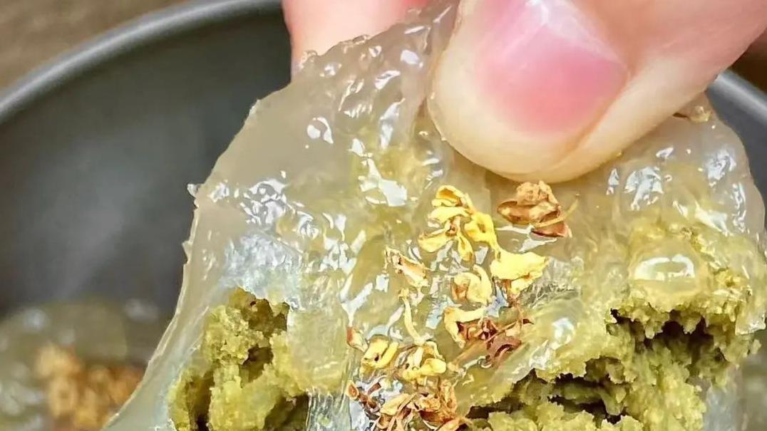 在家也能轻松做水晶西米绿豆糕？