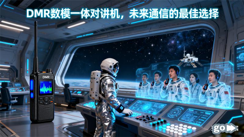 DMR 数模一体对讲机，未来通信的最佳选择