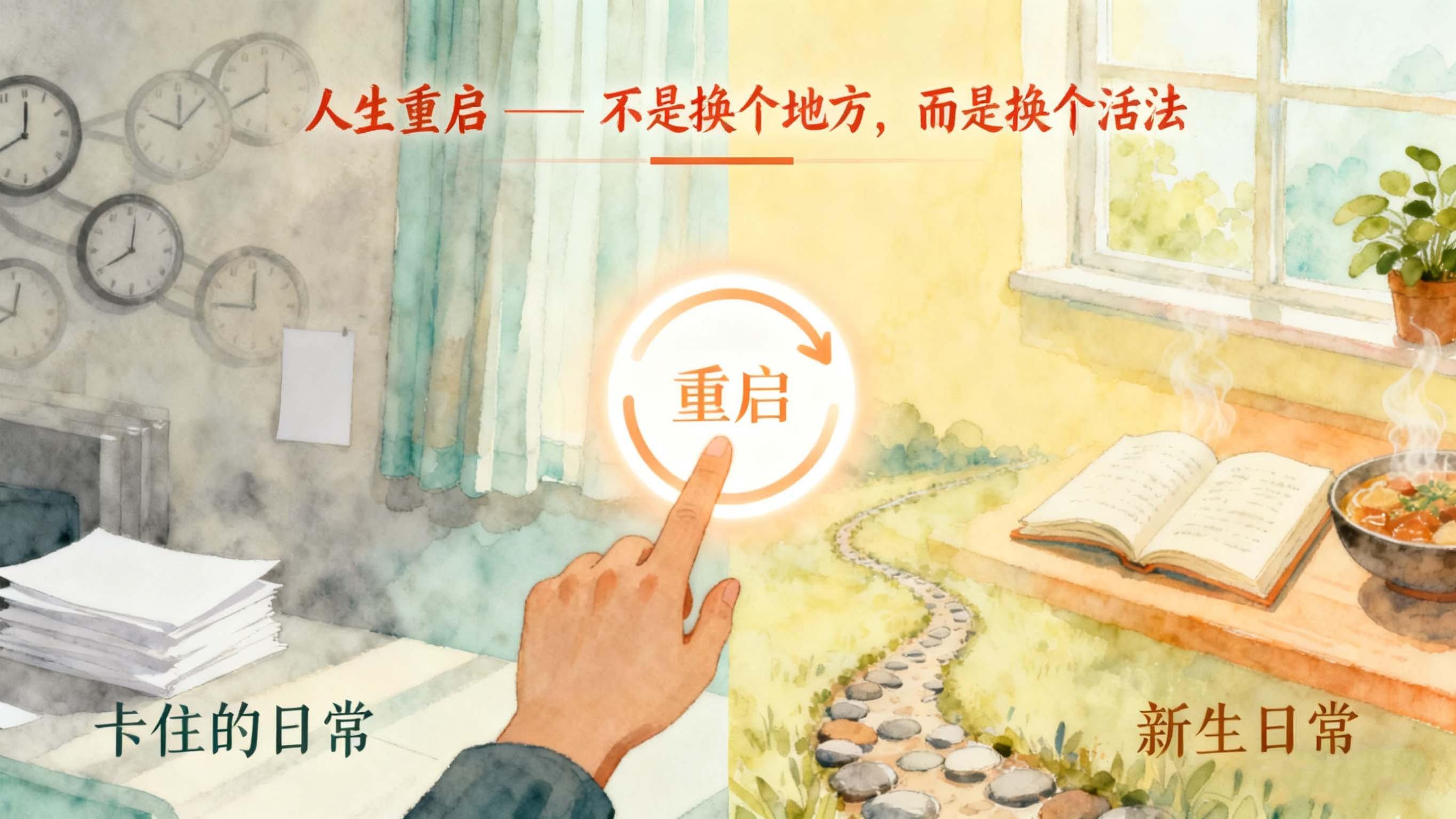 人生重启——不是换个地方，而是换个活法