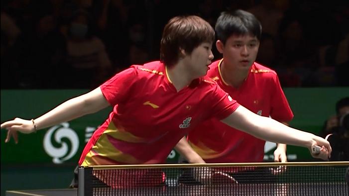 混团世界杯：国乒队员强势发挥，以8-0横扫韩国队，豪取五连胜