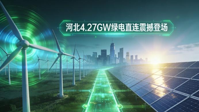 河北4.27GW绿电直连震撼登场，能否开启能源供给新纪元？