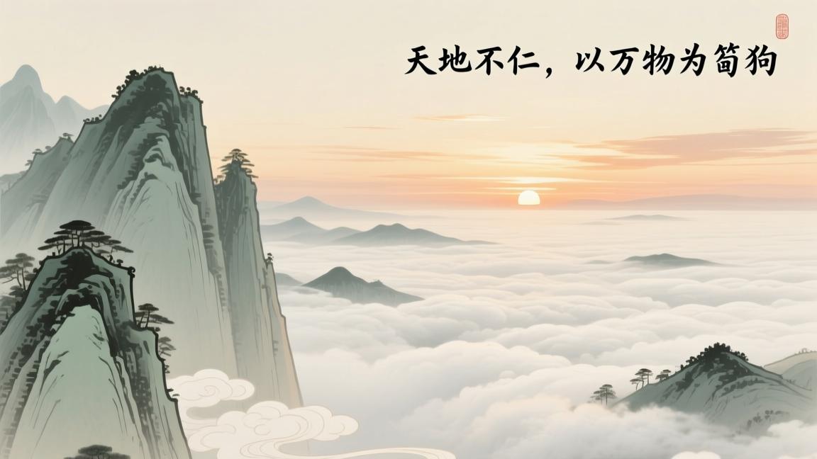 读懂《道德经》第五章，从此不再怨天尤人：天地不仁，才是最大的公平