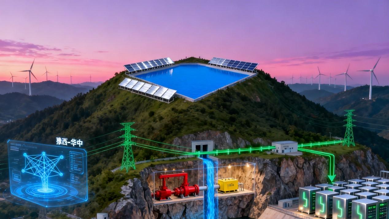 豫西"超级充电宝"点亮华中电网