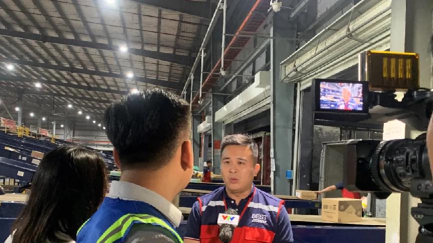 百世越南接受越南国家电视台采访，智慧物流显实力