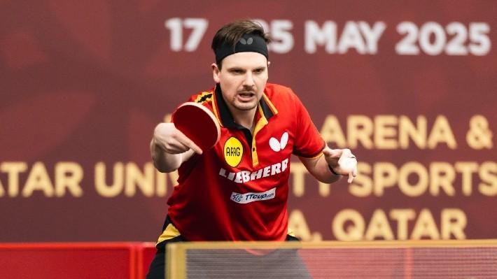 世乒赛5月19日凌晨，林高远苦战4-2，种子选手3-4爆冷，雨果4-1