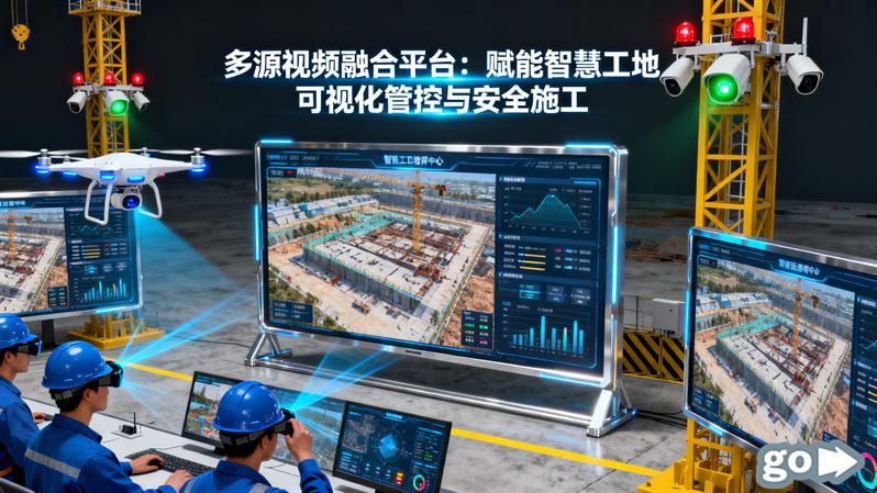 多源视频融合平台：赋能智慧工地可视化管控与安全施工