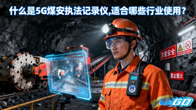 什么是5G煤安执法记录仪, 适合哪些行业使用？