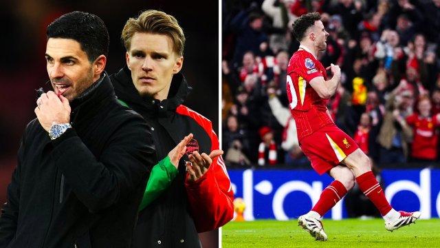 厄德高肩伤虚惊一场 利物浦决战前阿森纳迎转机