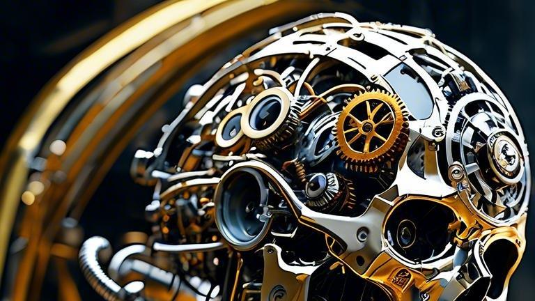 钢铁骷髅机器人白骨变形金刚AI绘画壁纸头像