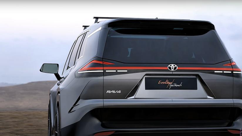 全新丰田RAV4长这样？设计师预测：锤头鲨大灯+贯穿尾灯成亮点