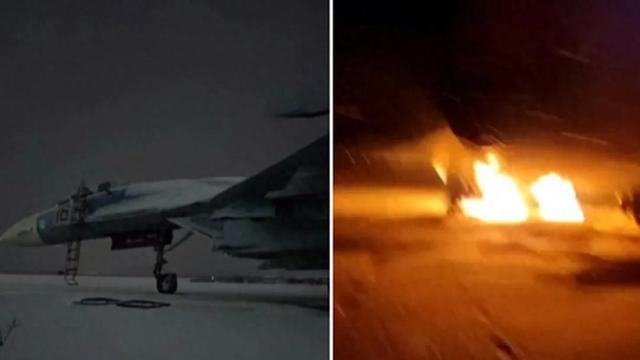 海参崴基地大爆炸，俄军集体开赴前线，后方空虚，苏34投弹灭一村