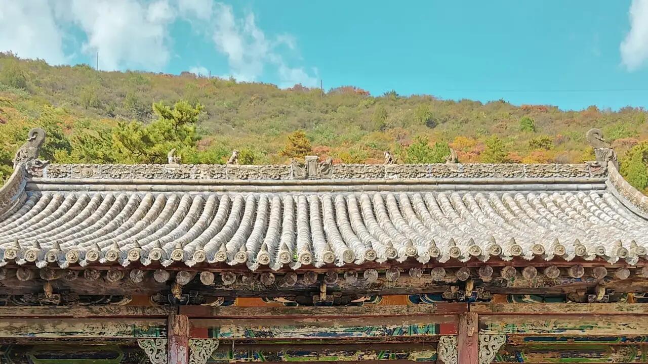 山西冷门秘境！水神山祠堂，1202年的建筑配会说话的壁画