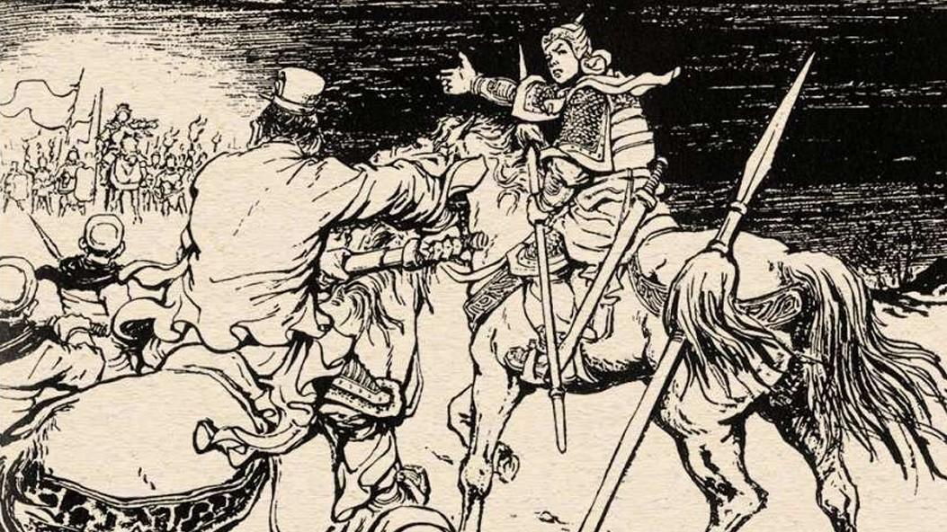 穰山之战，赵云速杀高览：一枪致命是偷袭？看原著细节怎么说