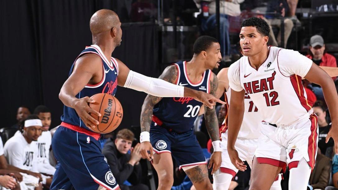 五连败！哈登仅11分快船崩盘 热火四将20+轰140分